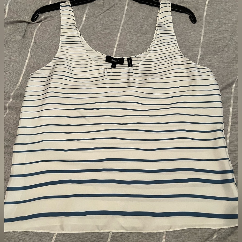 BNWT Theory Striped slip tank top.  Size small.